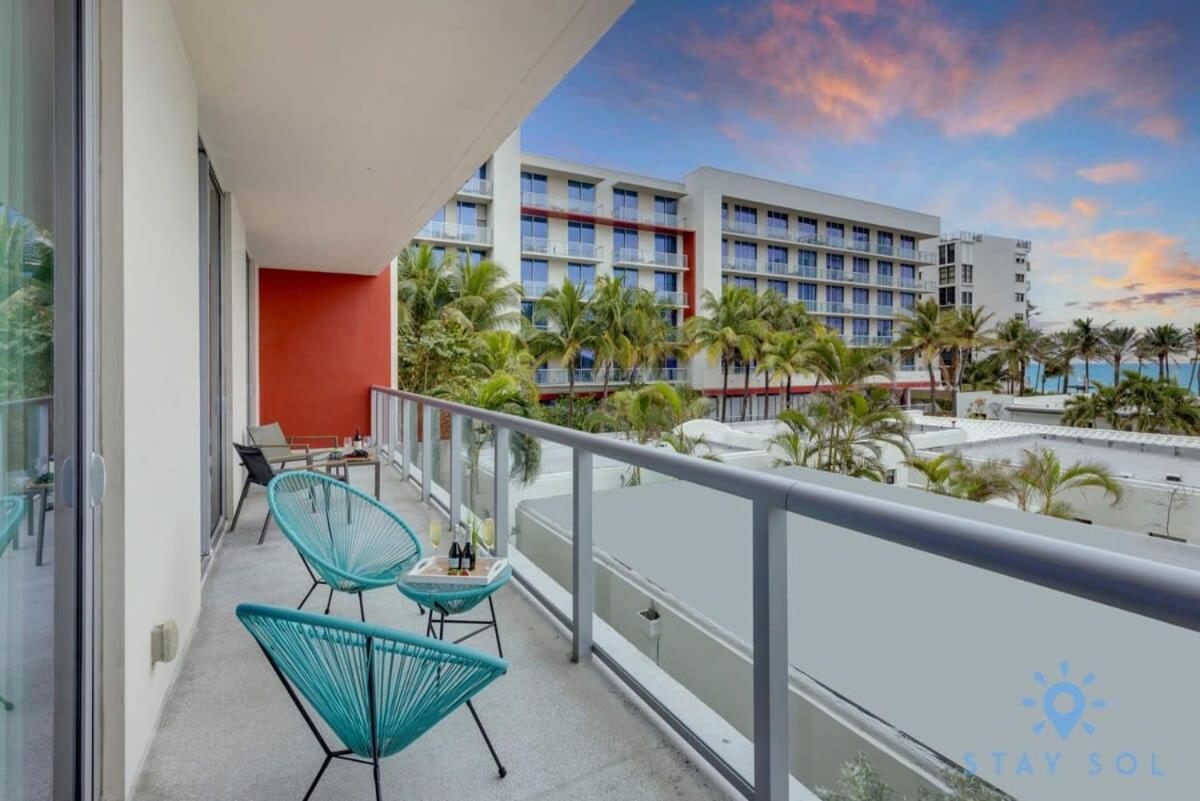 Rooftop Pool & Hot Tub - Gym - Hollywood Beach Bagian luar foto