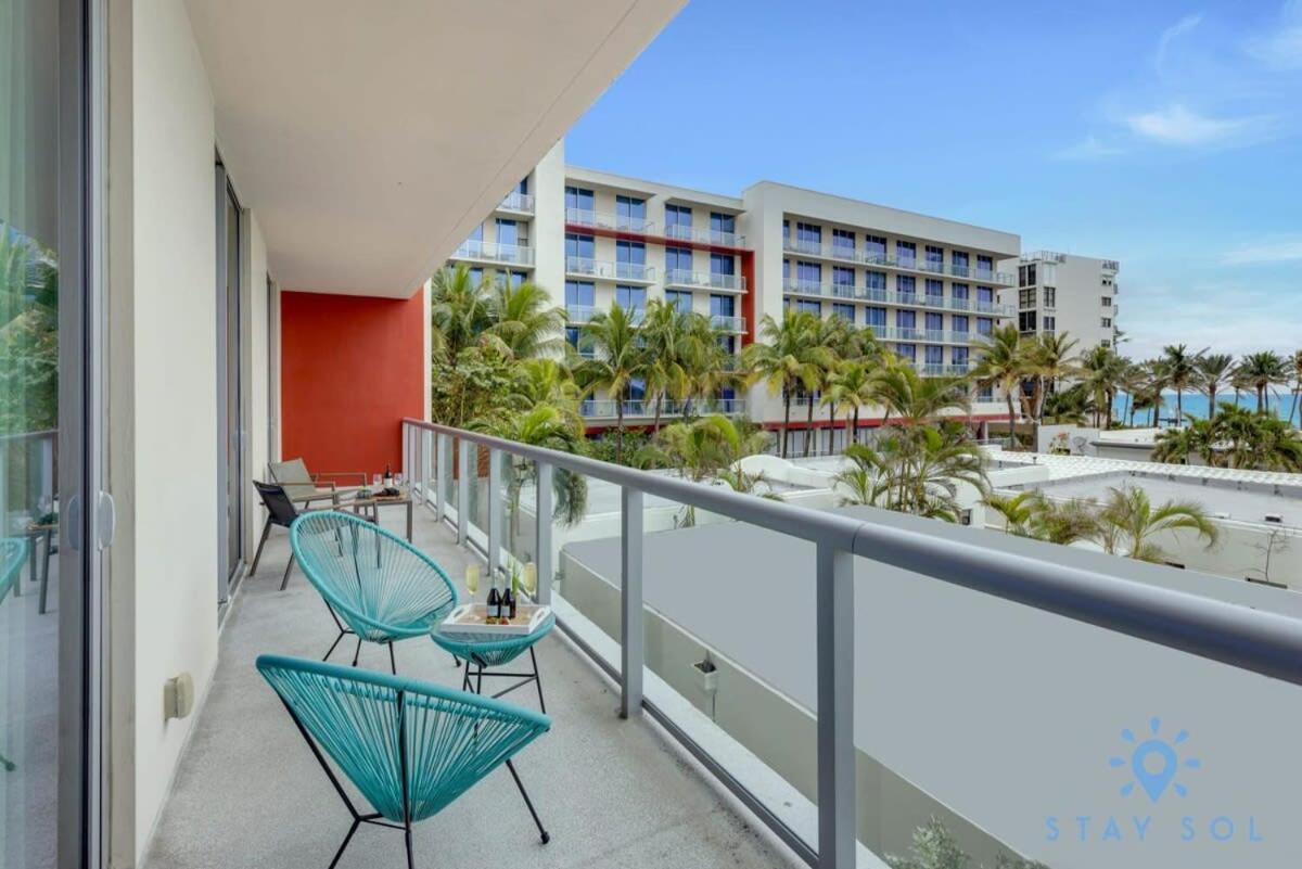 Rooftop Pool & Hot Tub - Gym - Hollywood Beach Bagian luar foto