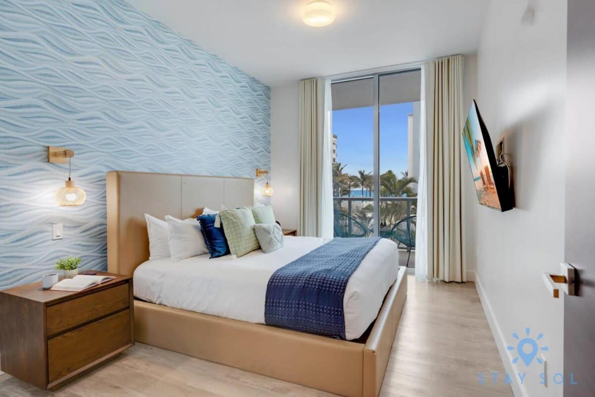 Rooftop Pool & Hot Tub - Gym - Hollywood Beach Bagian luar foto