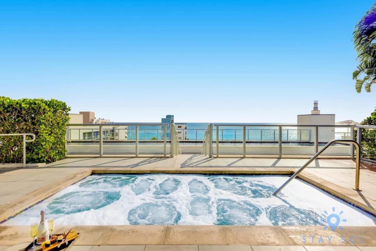 Rooftop Pool & Hot Tub - Gym - Hollywood Beach Bagian luar foto