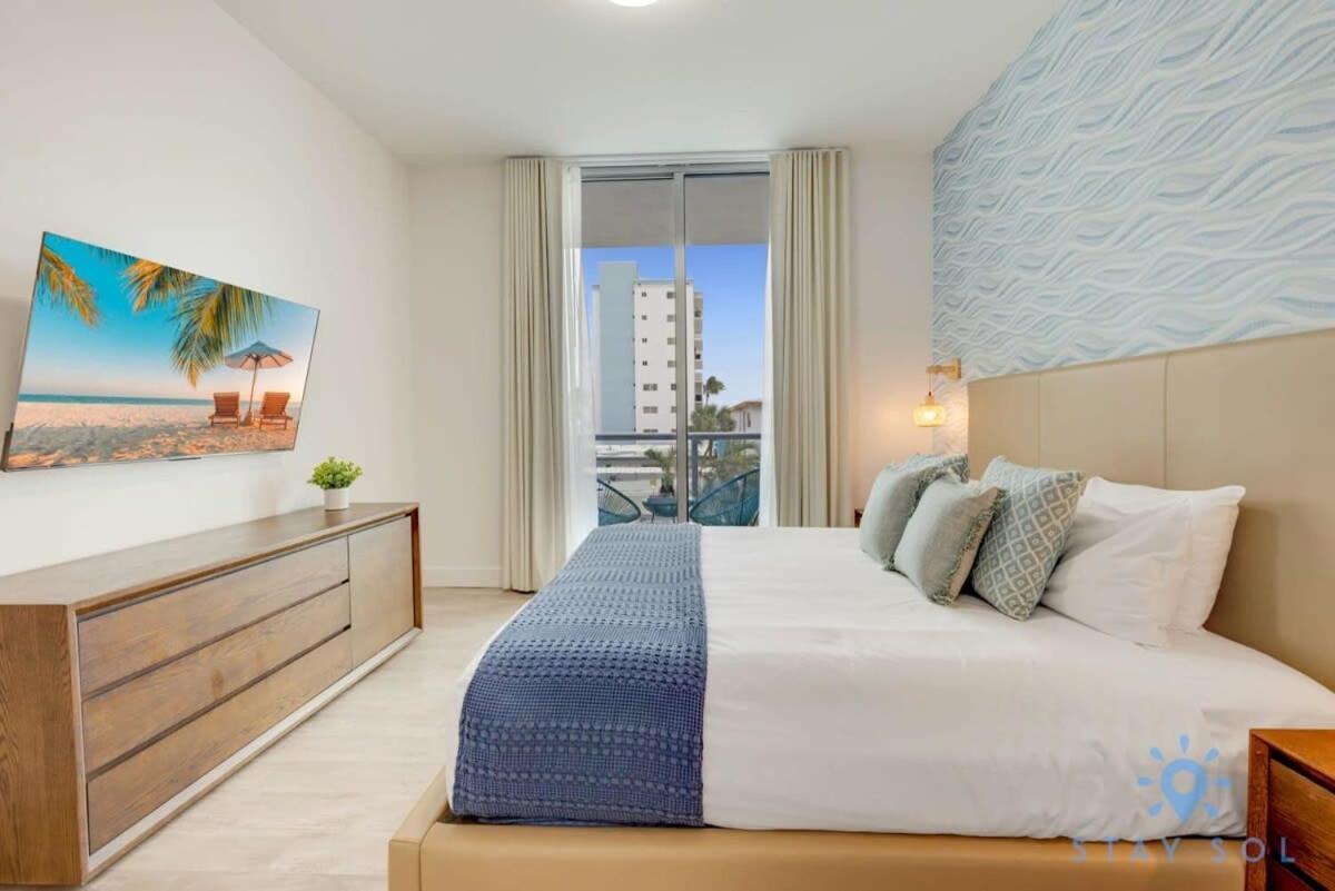 Rooftop Pool & Hot Tub - Gym - Hollywood Beach Bagian luar foto