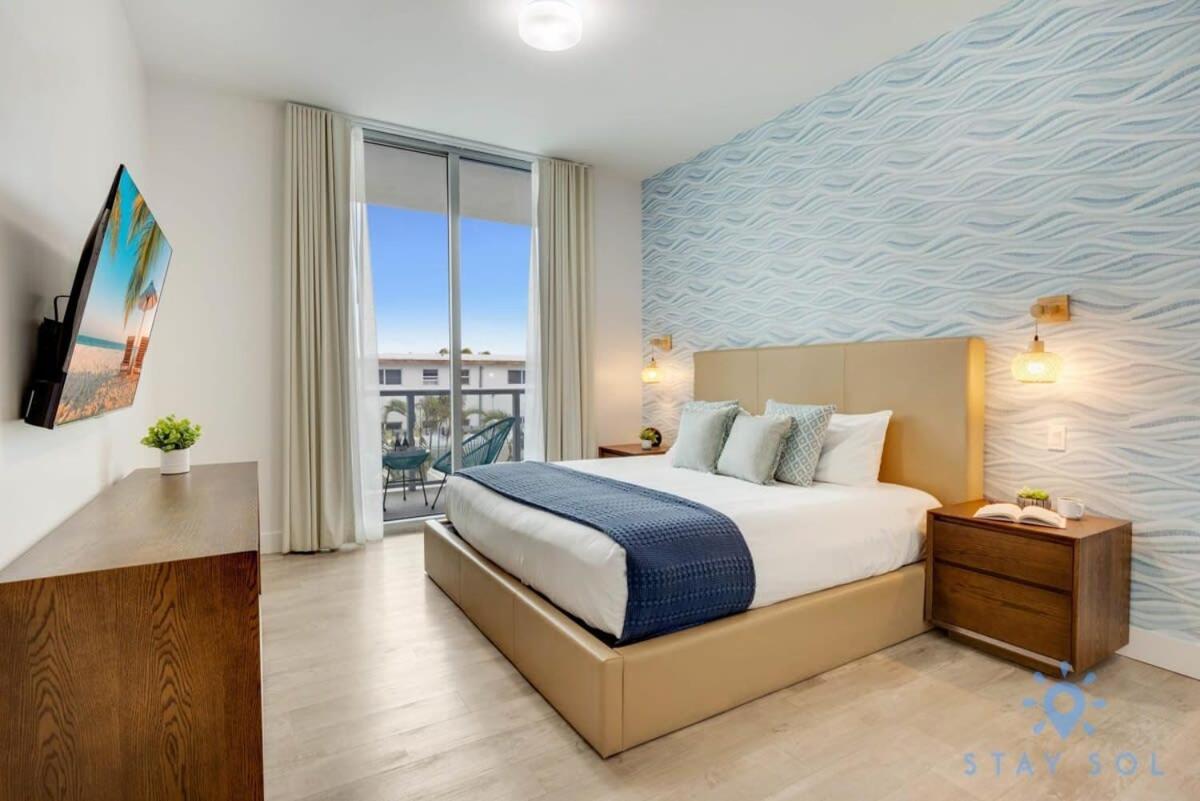 Rooftop Pool & Hot Tub - Gym - Hollywood Beach Bagian luar foto